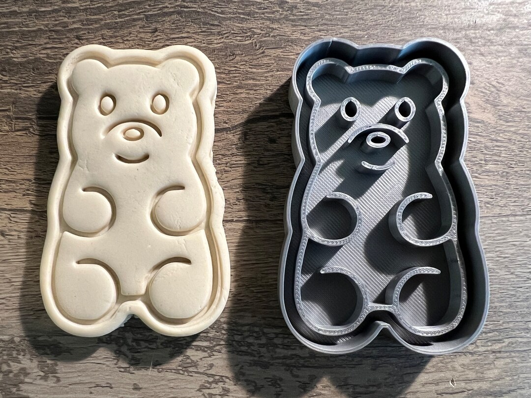 Gummy Bear Cookie Cutter Cookie Dough Clay Fondant Etsy