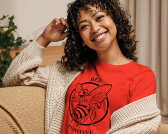Be Positive Math Bee Women's Relaxed T-Shirt