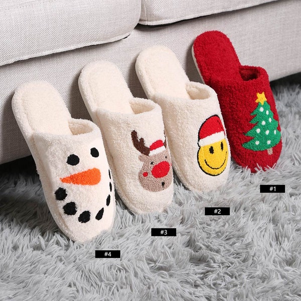 mens santa slippers