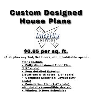 Custom House Plans - Custom Designed Blueprints