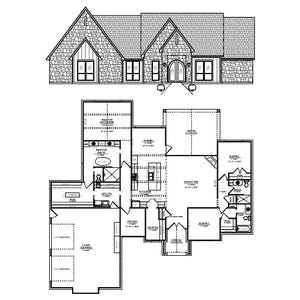 House Plans CAD Files - 3 Bdrm / 3 Bath - House Plan Home Designed Custom House Plan Blueprints
