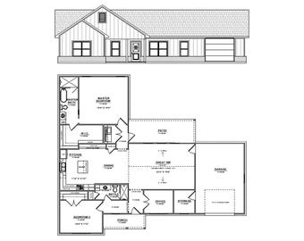 House Plans CAD Files - 2 Bdrm / 2 Bath House Plan Home Designed Custom House Plan Blueprints - Plan #2502