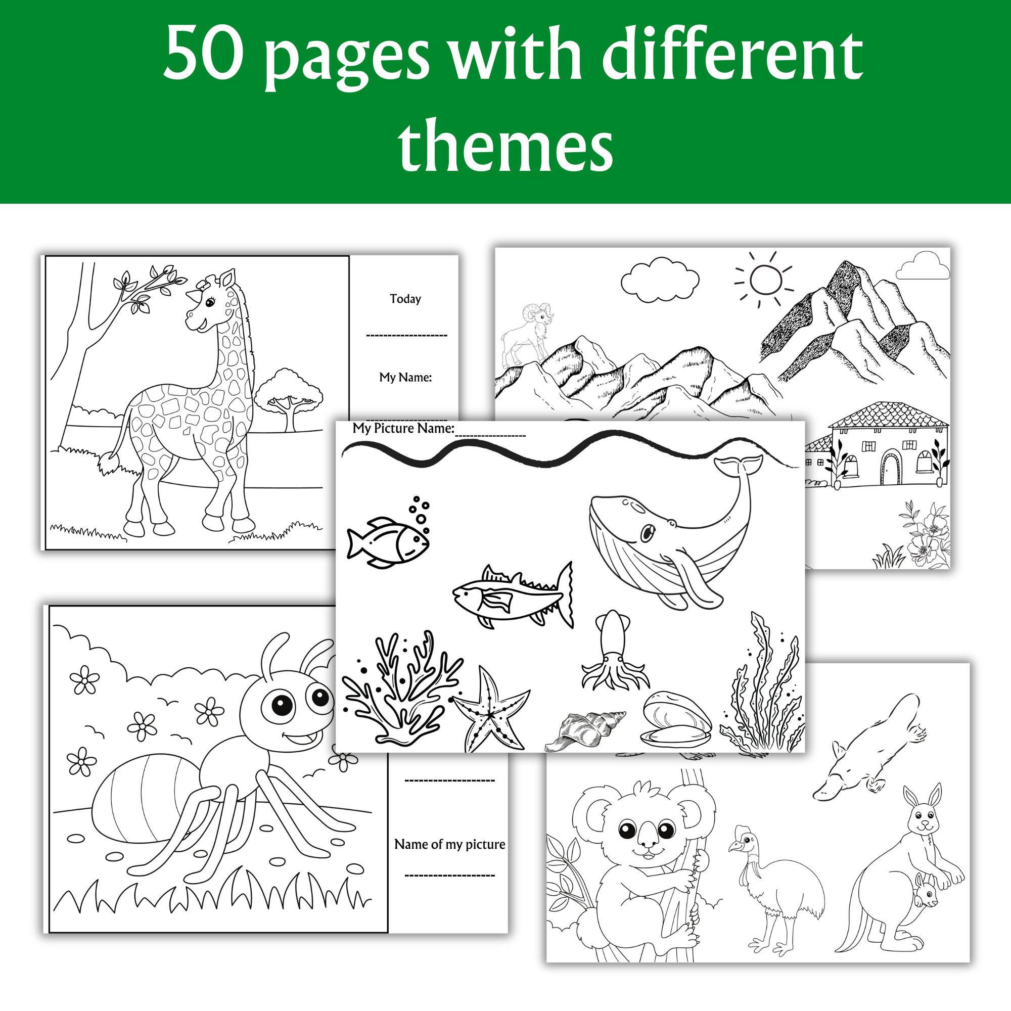 Printable Colouring Pictures of Animals Animal Images for Colouring ...