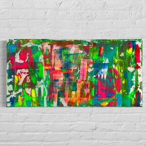 Fluorescent Acrylic Abstract