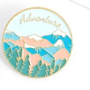 Adventure Mountain Pin