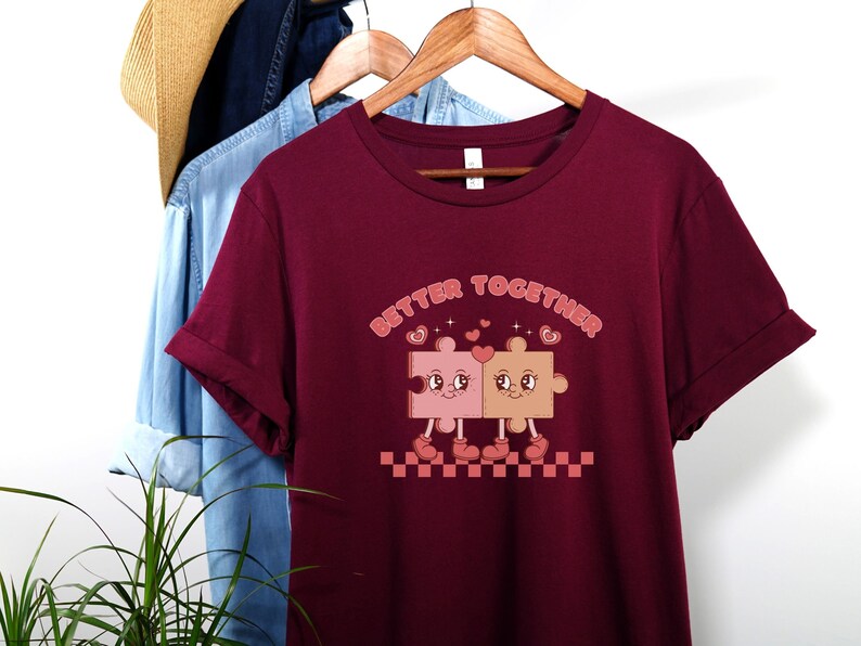 Better Together Puzzle Shirt, Puzzle Valentine Shirt, Puzzle Heart Shirt, Puzzle Piece Shirt