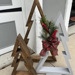 Rustic Christmas Tree set of 3