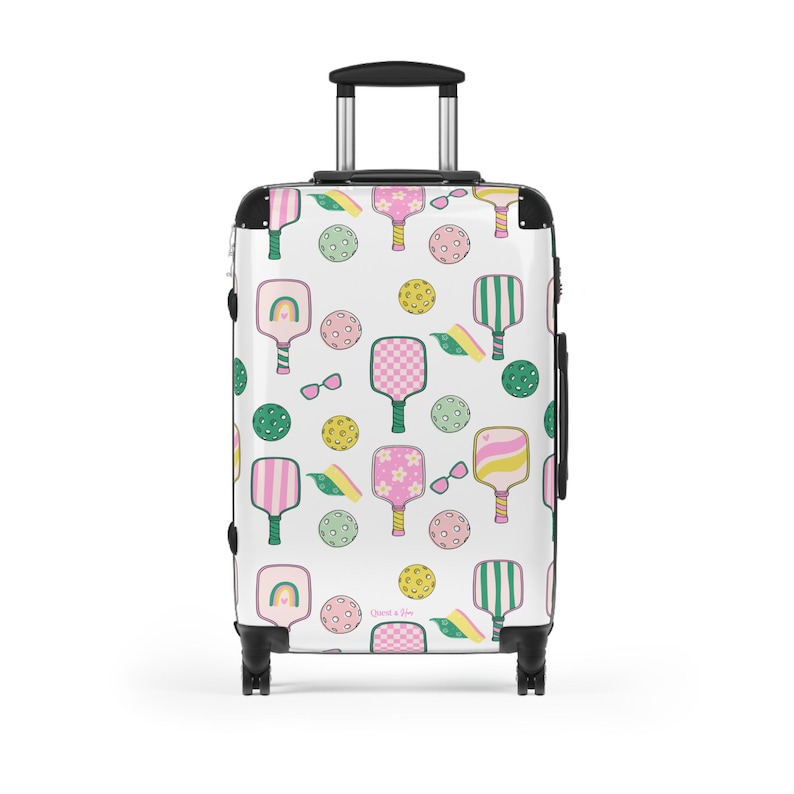 Fun Suitcase Pattern Colorful Travel Suitcase With Fun Patterns, Luggage for Vacation ...