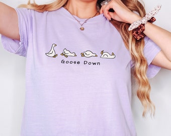Goose Down Silly Goose TShirt  Comfort Colors® Women's Boxy Tee