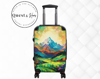 Rolling Suitcase, Carry On, Suitcase Comes In 3 Sizes, Carry On 22 in, M 27 in, L 31 in, 360 Degree Swivel Wheels