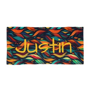 Personalized Beach Towel Oversized Thick Soft Beach Towel