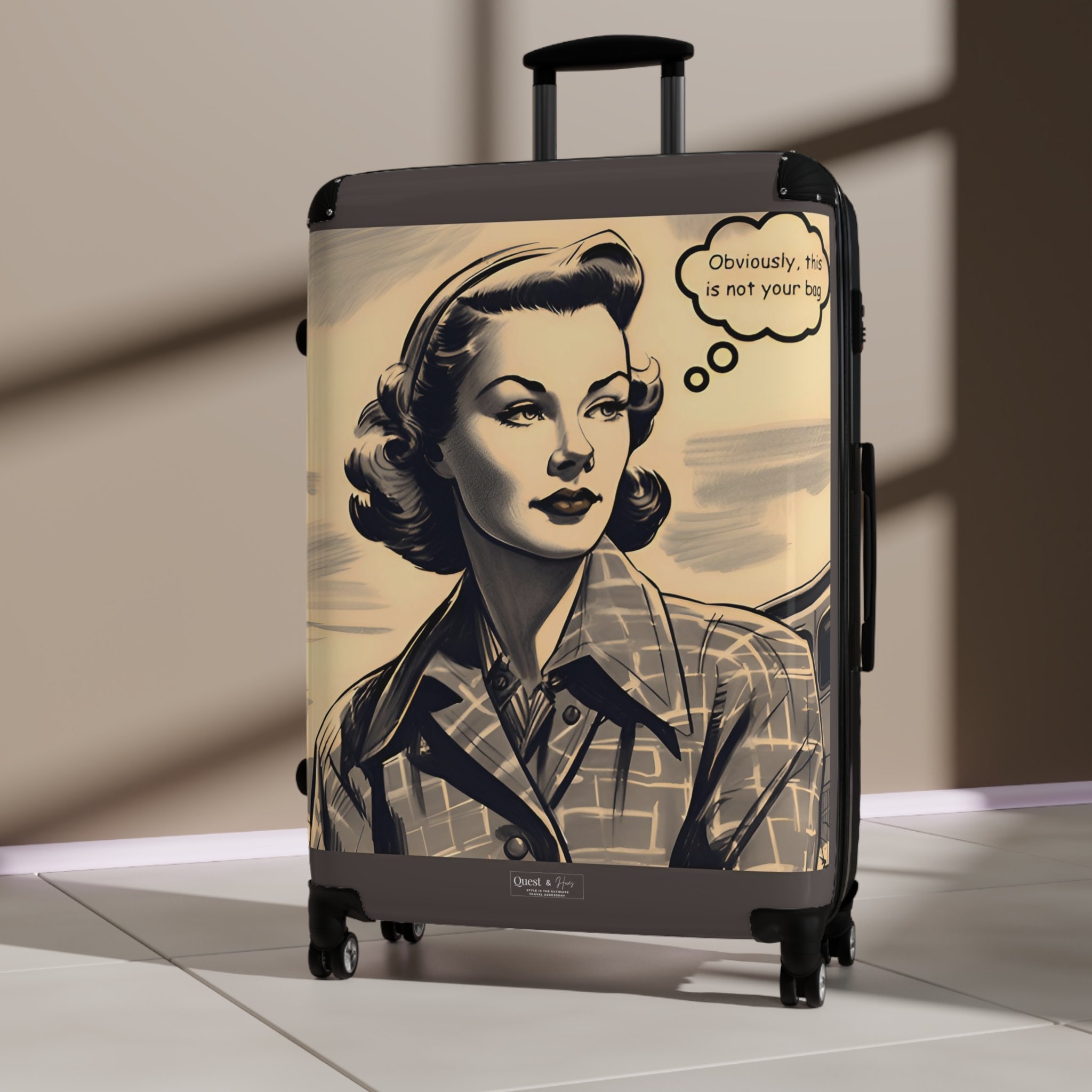 Obviously This is Not Your Bag Suitcase, Carry On, Suitcase Comes in 3