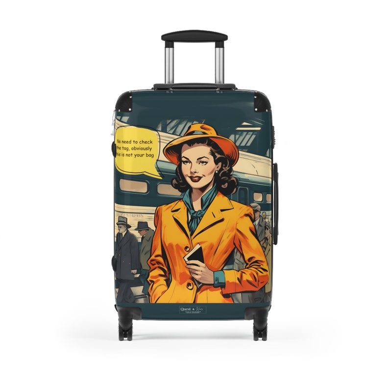 No Need To Check The Tag Suitcase, Carry On, Suitcase Comes In 3 Sizes, Carry On 22 in, M 27 in, L 31 in, 360 Degree Swivel Wheels image 7