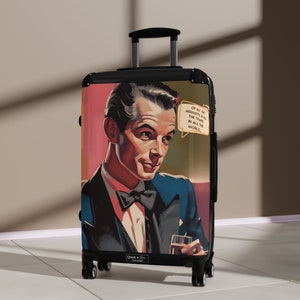 Of All The Airports In All The World, Suitcase, Carry On, Suitcase Comes In 3 Sizes, Carry On 22in, M 27in, L 31in, 360 Degree Swivel Wheel