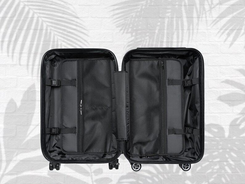 Suitcase Rolling Luggage Carry on Cabin Suitcase With Wheels Etsy