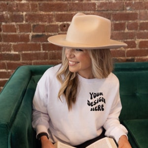 Christian white mockup, gildan christan mock-up, Christian mock up, Bible mockup, religious mockup, christian crewneck, sweater mockup