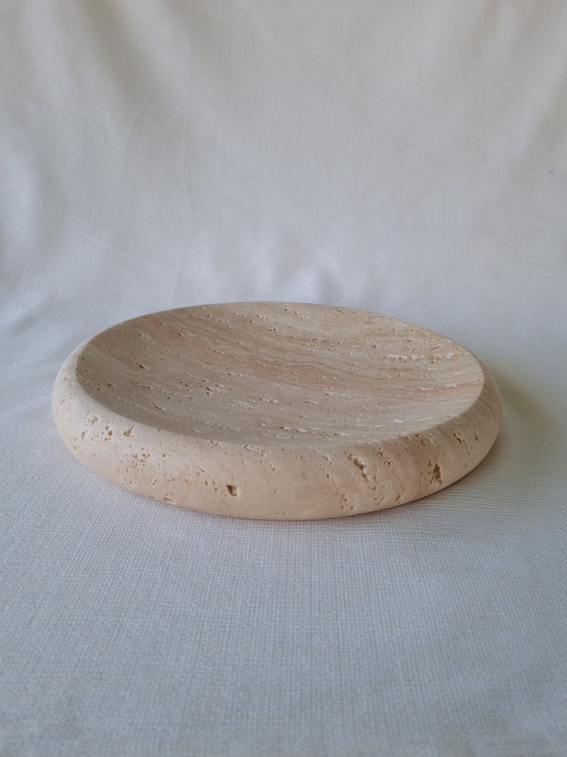 DECOMARBLETR Travertine Catchall Serving Platter - Thumbnail 4