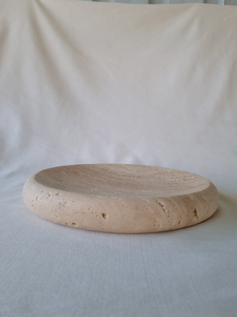 DECOMARBLETR Travertine Catchall Serving Platter - Thumbnail 3