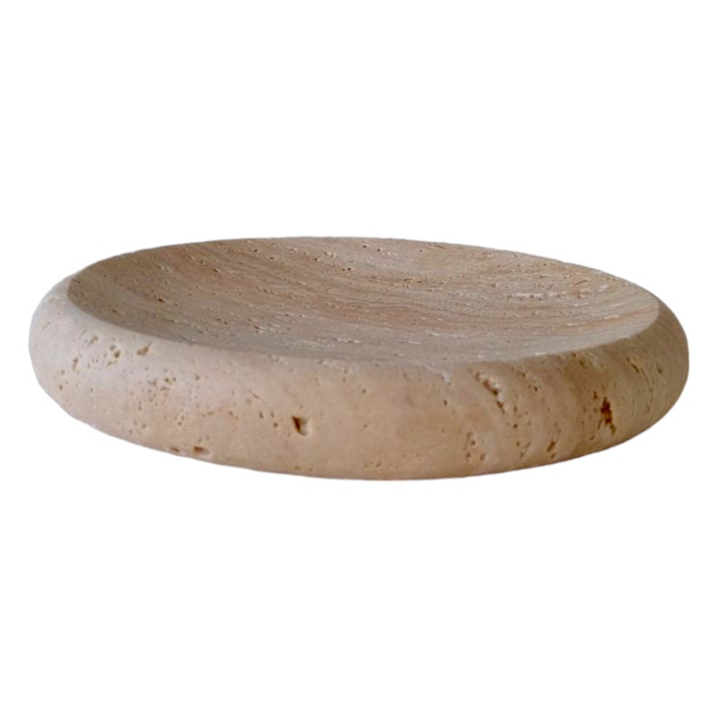 DECOMARBLETR Travertine Catchall Serving Platter