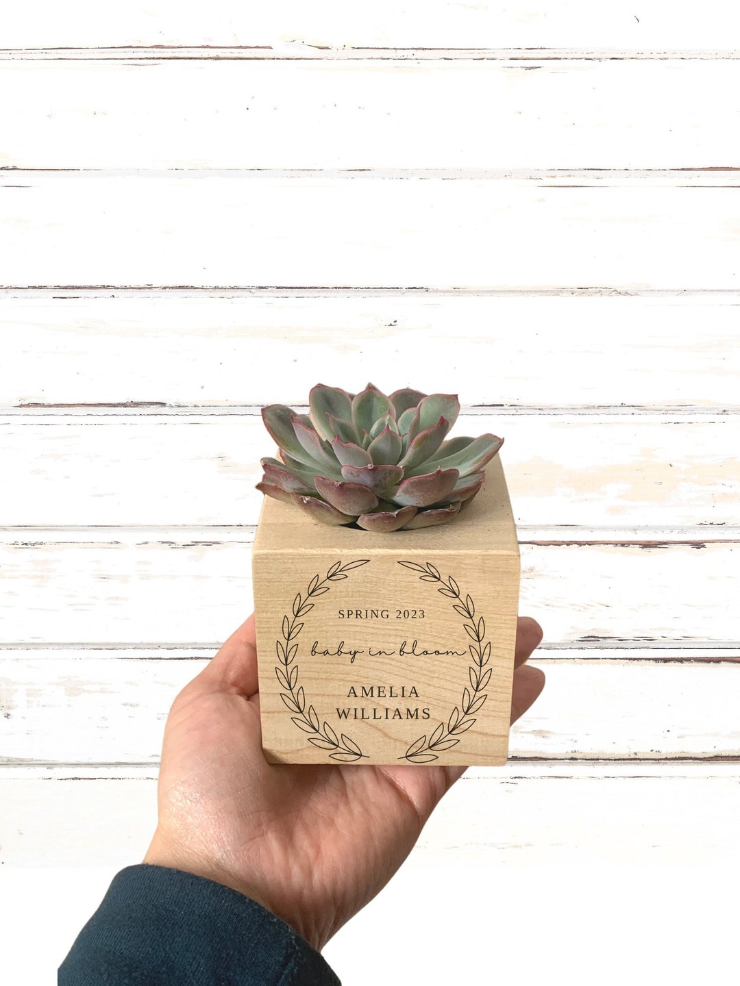 25 Custom Baby Shower Favors Baby in Bloom for Guests in - Etsy