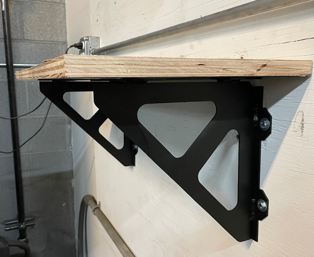 Wall Mount Shelf Brackets Pair Etsy