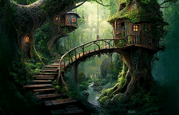 HOUSE IN THE FOREST A3サイズ アートポスター a64950f03817b773c5d6fdc5e7ff94
