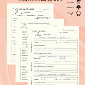 Mental Health Session Note Template