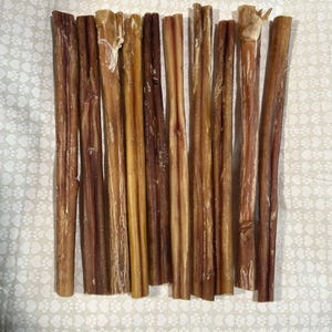 Low Odor 12” Extra Thick Jumbo Bully Stick Natural Dog Chews