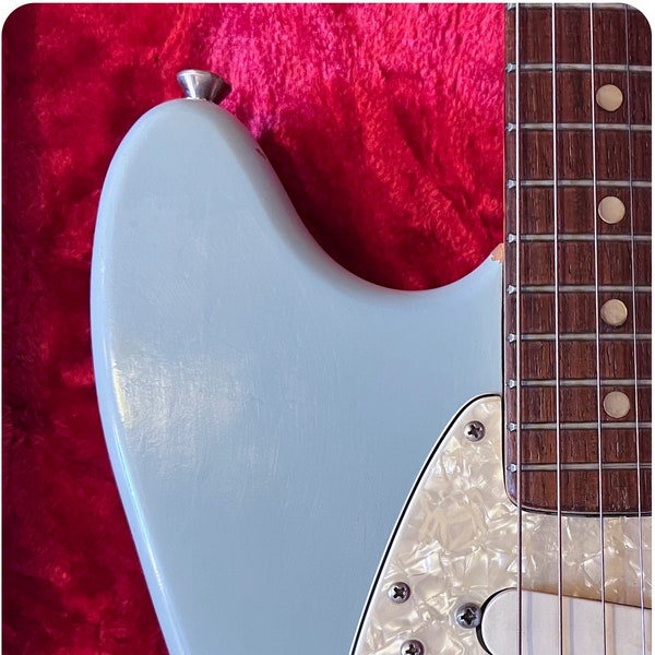 Vintage 1974 Fender Mustang guitar.