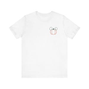 Subtle Disney Pumpkin Unisex Short Sleeve Tee