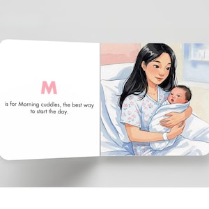 M is for Mommy Book - Personalized Children Board Book | Mother&#39;s Day Gift