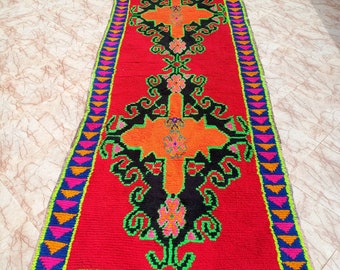 Authentic Moroccan Rug Vintage Moroccan Rug Moroccan Handmade rug Morocco wool Berber Rug modern rug Hand woven Azilal moroccan rug