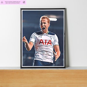 Signed Harry Kane Photo Display Framed Tottenham Hotspur Icon