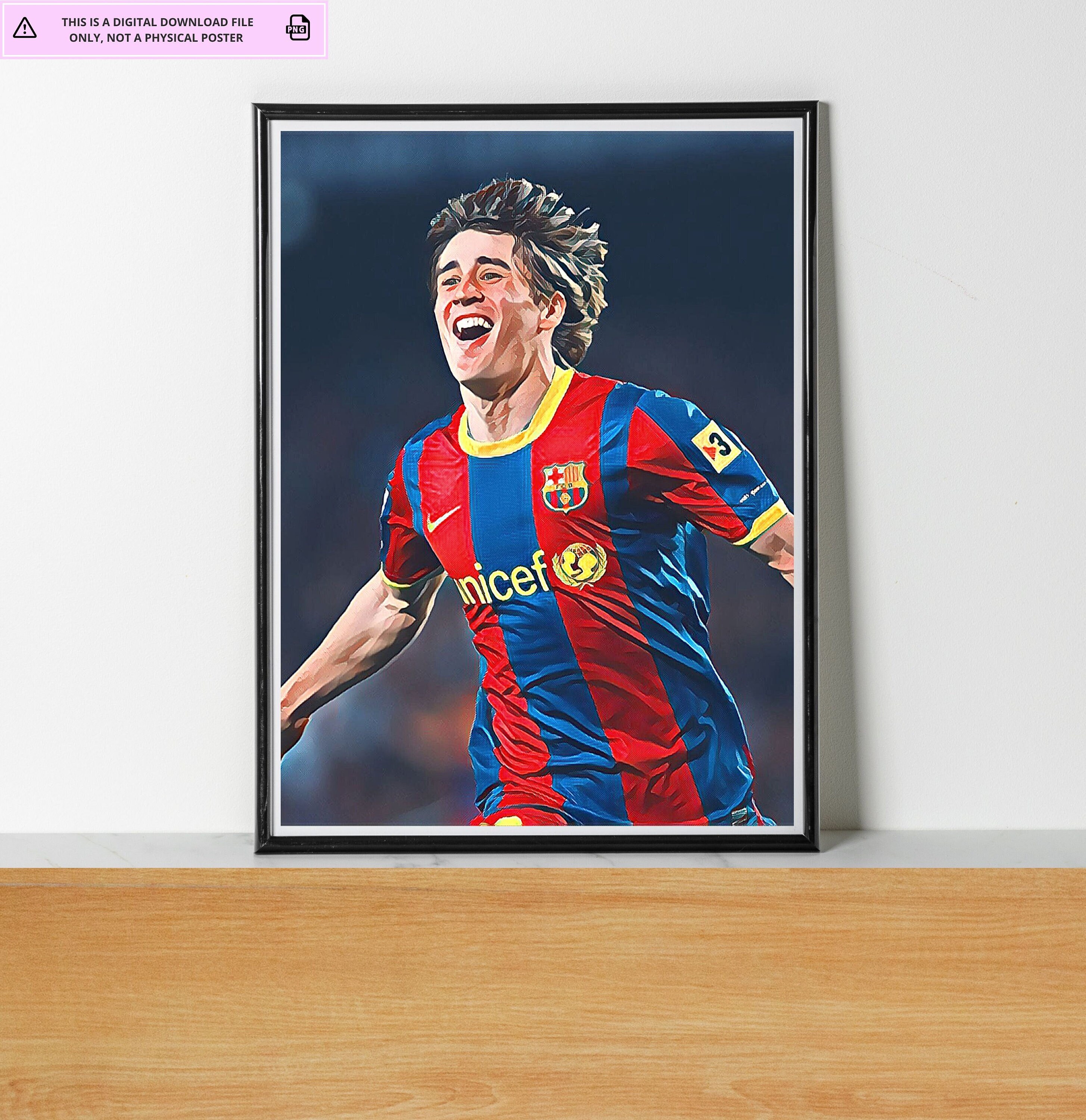 BOJAN KRKIC Printable Poster FC Barcelona digital Print - Etsy