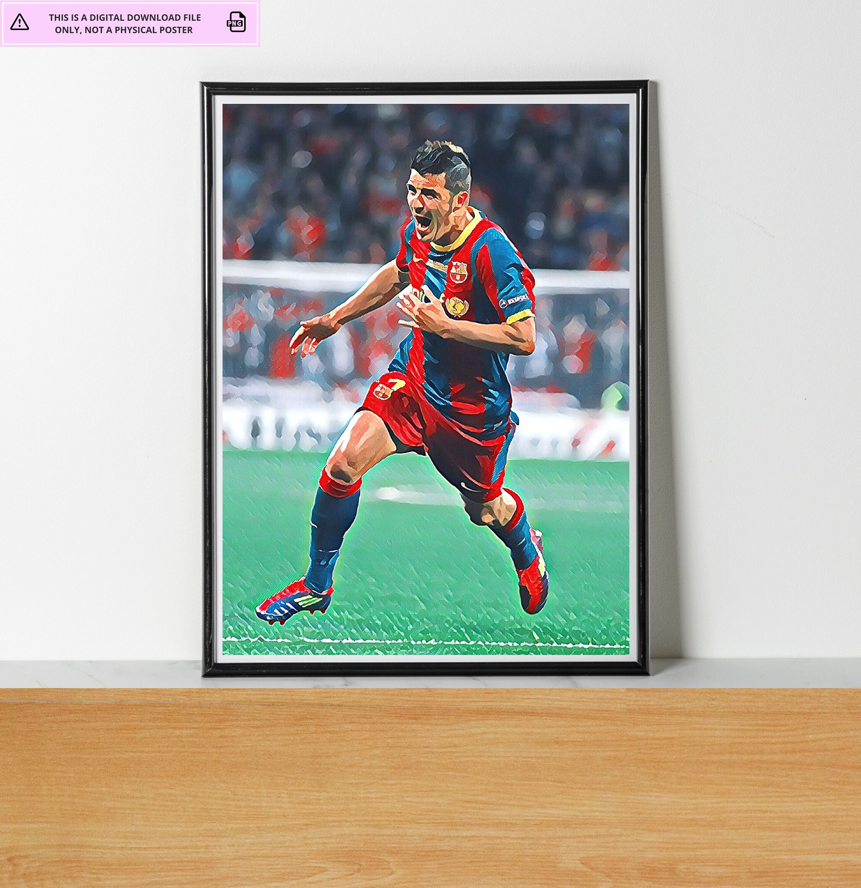 David Villa Jersey Etsy
