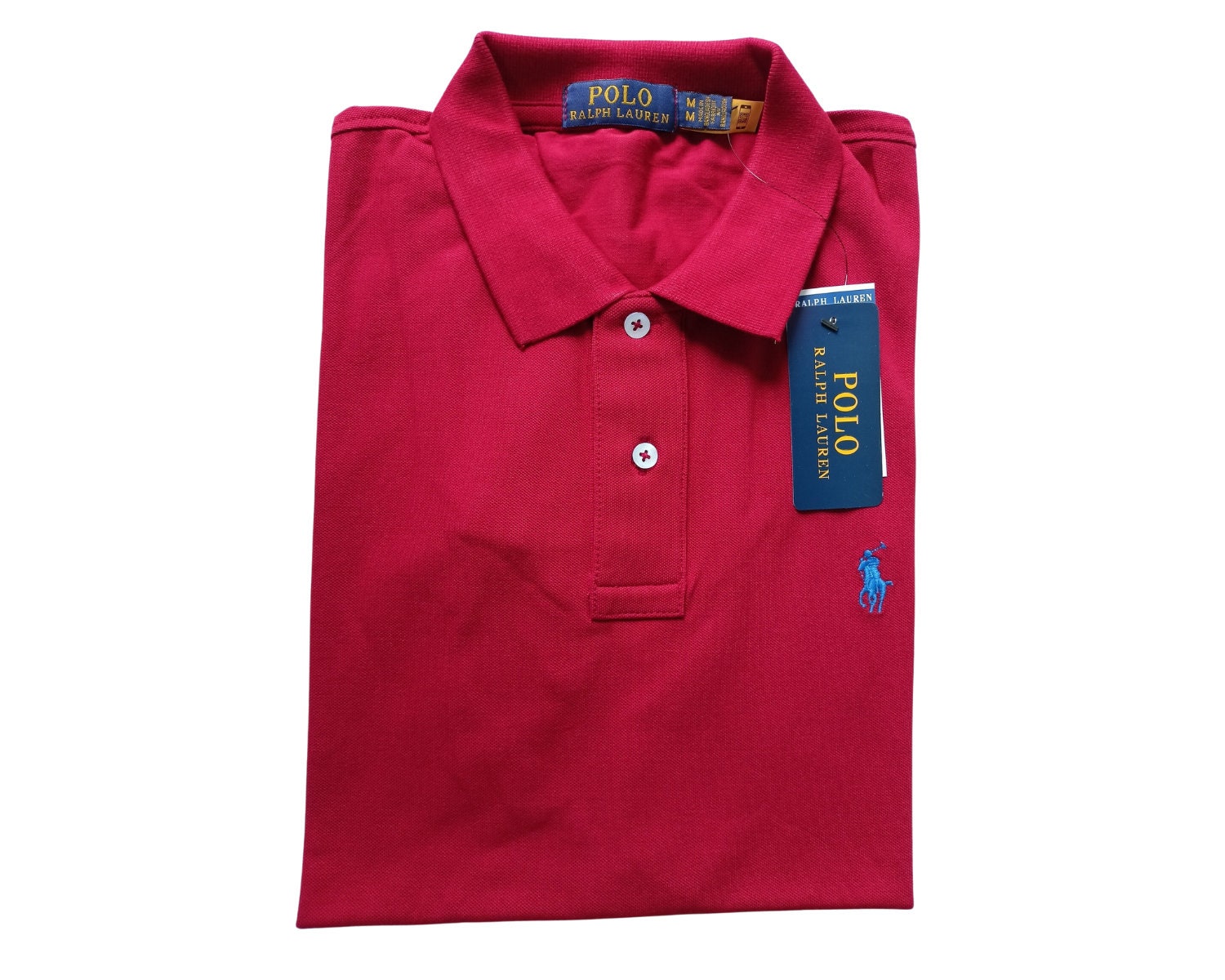 Men's Ralph Lauren Pique Polo Shirt - Etsy UK