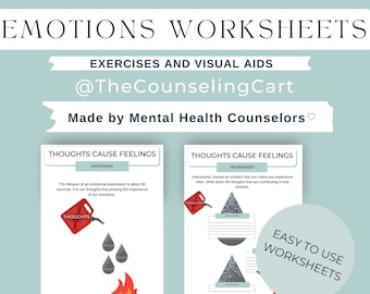 Emotions Worksheets | Self-Help | Exercises and Visual Aids | Emotions Wheel