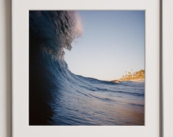 Ocean Wave Print – La Jolla California | Digital Download | Film Photography | Surf Art | Coastal Wall Art