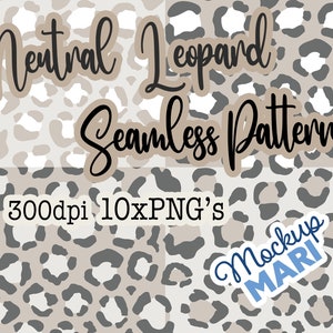 Imprimé léopard sans couture PNG Fond léopard naturel PNG Neutre Animal Print Overlay Transparent Leopard Pale Digital Paper Wallpaper PNG