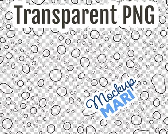 Raindrops on Window PNG Transparent Rain Overlay Digital Raindrop Background PNG Digital Paper Rain Spots