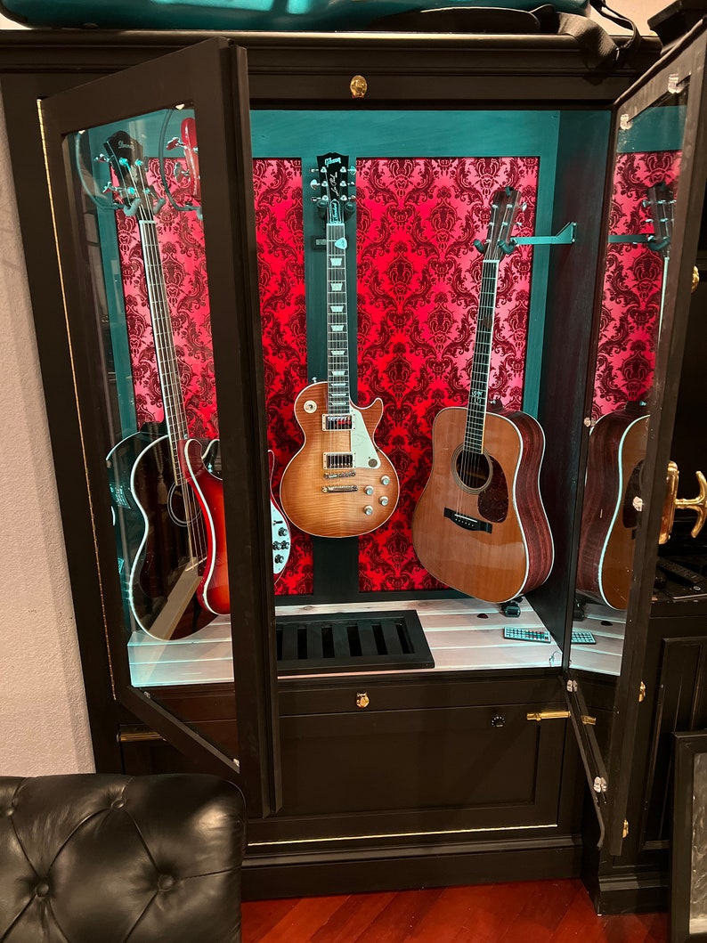 Guitar Display Cases Etsy