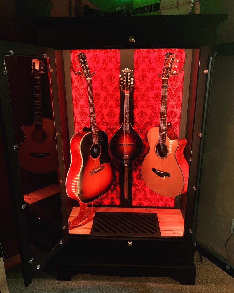 Guitar Display Cases Etsy