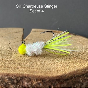 Hand tied crappie jigs