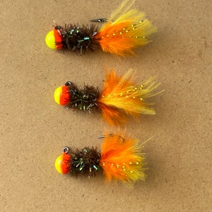 Hand tied crappie jigs