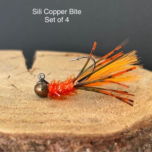 Hand tied crappie jigs