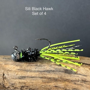 Hand tied crappie jigs