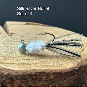 Hand tied crappie jigs