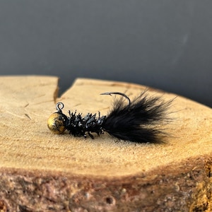 Hand tied crappie jigs