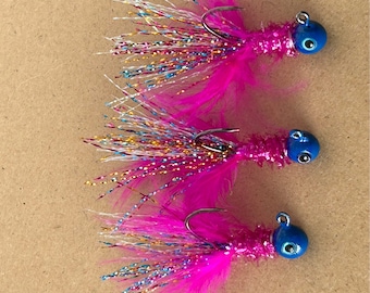 Hand Tied Crappie Jigs - Etsy
