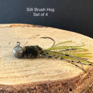 Hand tied crappie jigs